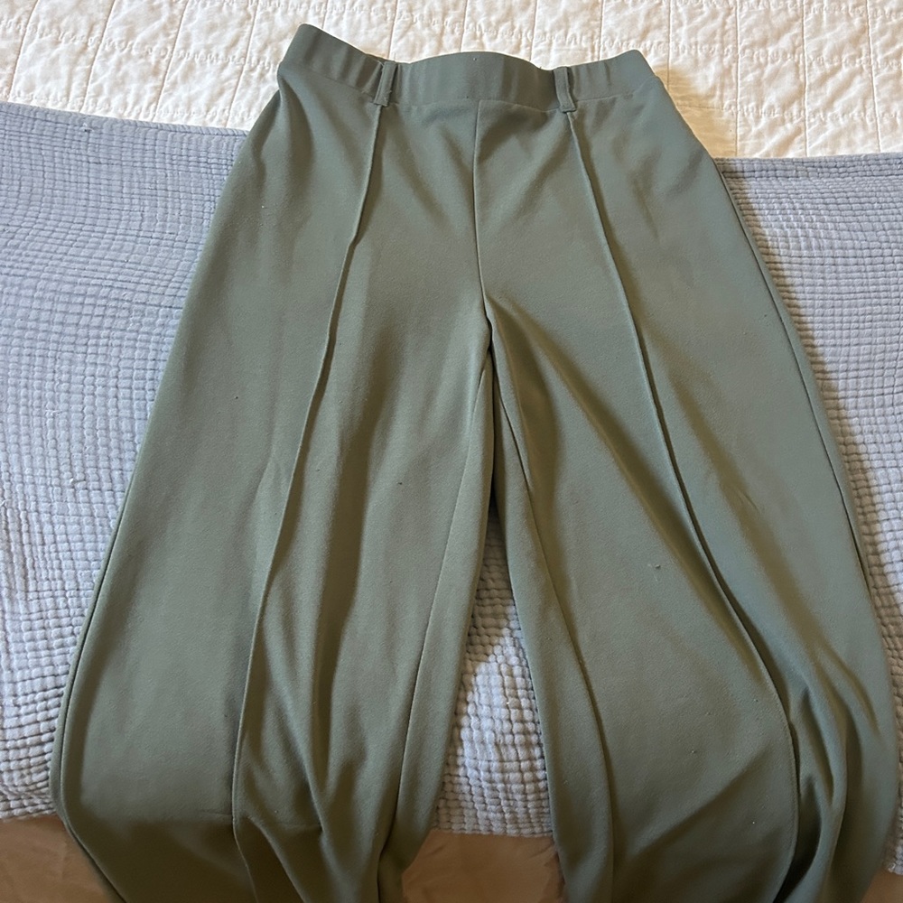 Workwear pants - sage